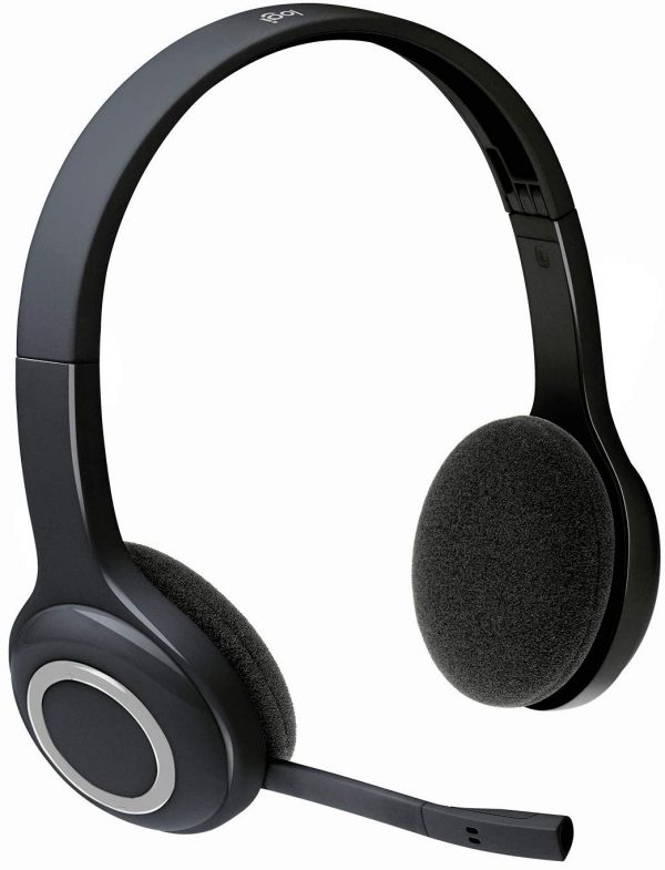 Logitech H600 - Wireless Headset, Stereo Headphones - with Rotating Noise-Cancelling Microphone