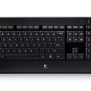 Logitech - Wireless Illuminated Keyboard K800 Nordic